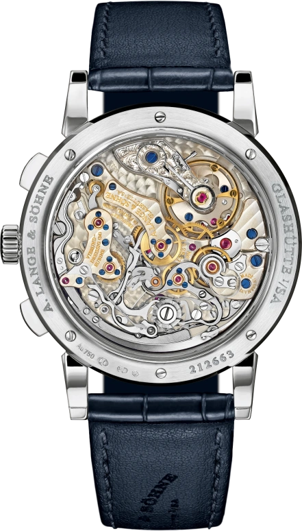 A. Lange & Söhne,1815 39.50mm,39.50mm,White Gold,Silver,Handwound,Chronograph,Power Reserve Indicator,Flyback,Column Wheel,60hours,In-house Caliber,414,414.026