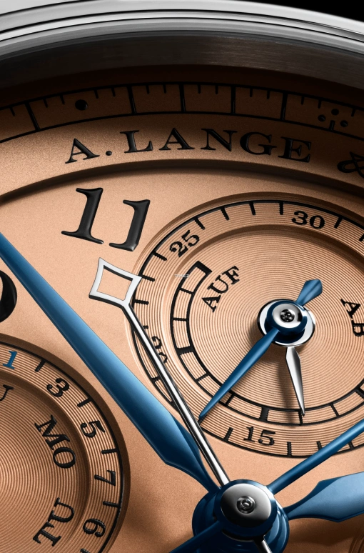 A. Lange & Söhne,1815 41.90mm,41.90mm,White Gold,Salmon,Handwound,Chronograph,Moonphase,Perpetual Calendar,Leap Year,42hours,In-house Caliber,421,421.056FE
