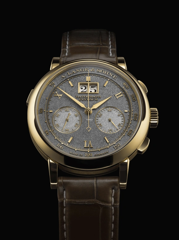 A. Lange & Söhne,DATOGRAPH 41mm,41mm,Yellow Gold,Grey,Handwound,Chronograph,Flyback,Big Date,405,405.048F