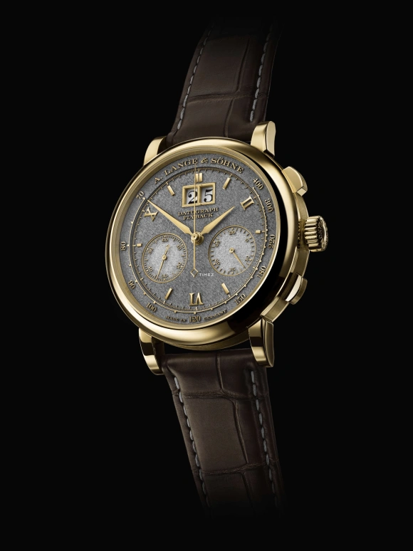 A. Lange & Söhne,DATOGRAPH 41mm,41mm,Yellow Gold,Grey,Handwound,Chronograph,Flyback,Big Date,405,405.048F