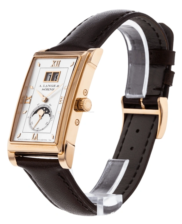 A. Lange & Söhne,Cabaret 36.30mm,36.30mm,Pink Gold,Silver,Handwound,Moonphase,Big Date,118,118.032