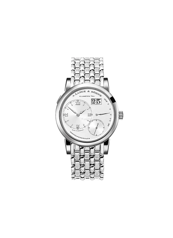 A. Lange & Söhne,Lange 1 38.50mm,38.50mm,Platinum,Silver White,Handwound,Day,Power Reserve Indicator,Big Date,101,101.325