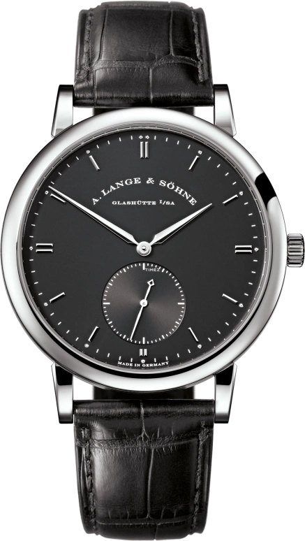A. Lange & Söhne,Saxonia 40.60mm,40.60mm,White Gold,Black,Automatic,46hours,In-house Caliber,307,307.029