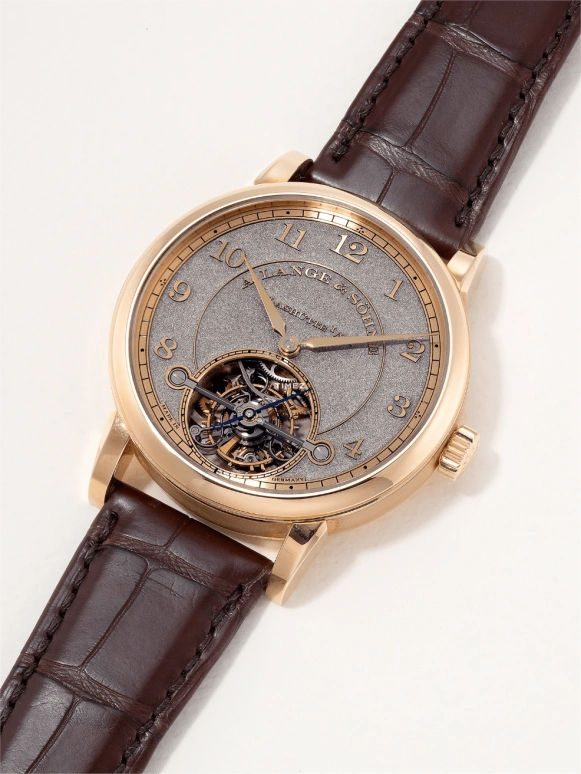 A. Lange & Söhne,1815 39.50mm,39.50mm,Rose Gold,Stone Gray,Handwound,Tourbillon,72hours,730,730.048F