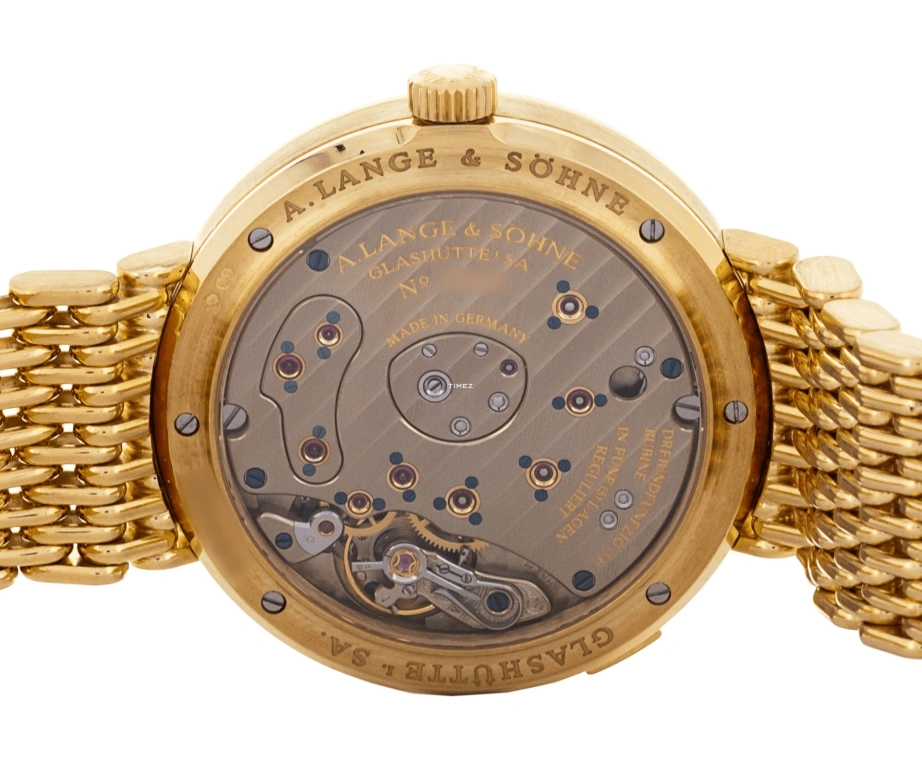 A. Lange & Söhne,Lange 1 38.50mm,38.50mm,Yellow Gold,Silver,White,Handwound,Day,Power Reserve Indicator,Big Date,151,151.021