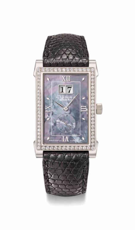 A. Lange & Söhne,Cabaret 36.50x26mm,36.50x26mm,White Gold,Multi-Color,Blue,Black,Handwound,Big Date,42hours,827,827.049