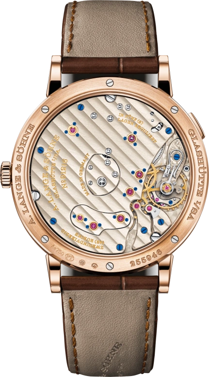 A. Lange & Söhne,Lange 1 41mm,41mm,Pink Gold,Grey,Handwound,Power Reserve Indicator,Big Date,137,137.033