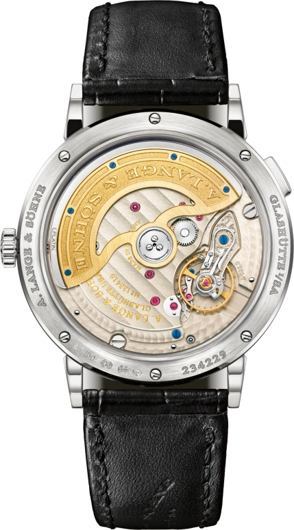 A. Lange & Söhne,Saxonia 37mm,37mm,White Gold,Black,Automatic,Moonphase,Big Date,381,381.029