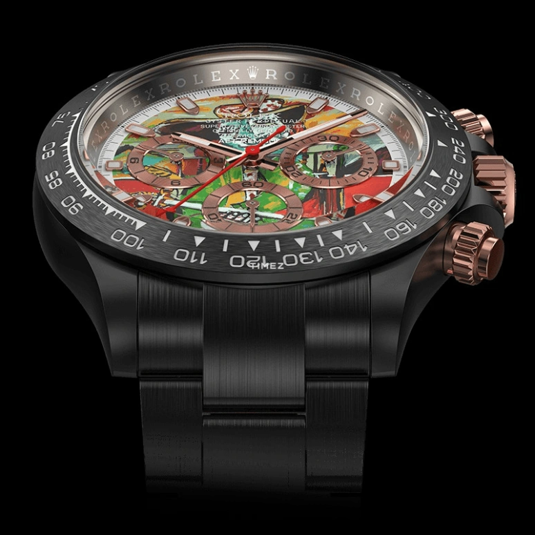 Aet Remould,Other 40x47.50mm,40x47.50mm,Ceramic,Multi-Color,Automatic,Chronograph,Tonneau,THE INJURED BULLFIGHTER