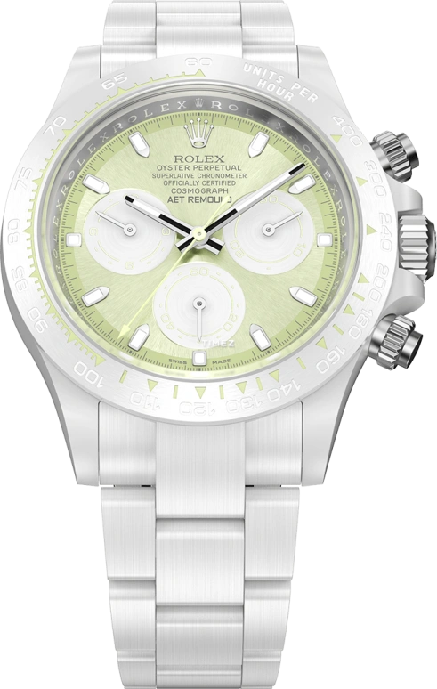Aet Remould,Other 40mm,40mm,Ceramic,Green,Automatic,Chronograph,72hours,Alba