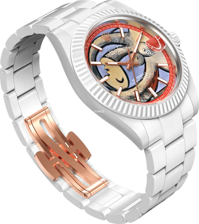 Aet Remould,Other 40x47.50mm,40x47.50mm,Ceramic,Multi-Color,Automatic,Day,Sapphire,Crystal Glass,RECLINING NUDE