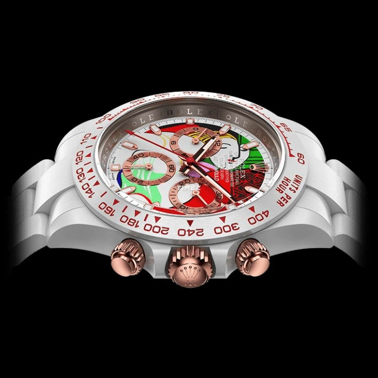 Aet Remould,Other 40x47.50mm,40x47.50mm,Ceramic,Multi-Color,Automatic,Chronograph,Round,THE DREAM FULL,THE DREAM FULL-CERAMIC STRAP