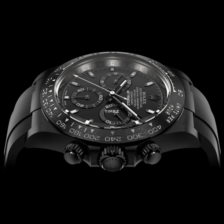Aet Remould,Other 40x47.50mm,40x47.50mm,Ceramic,Black,Automatic,Chronograph,Round,BLACK CLASSIC