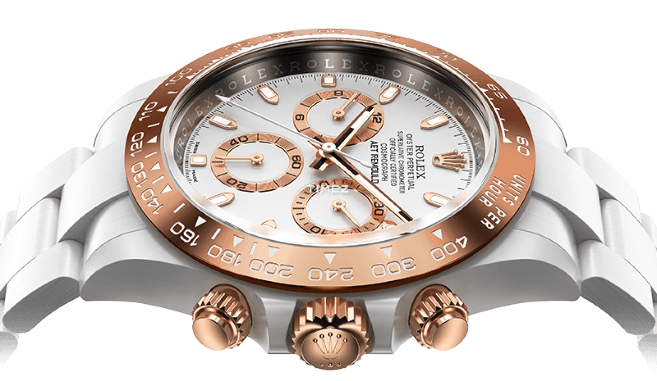 Aet Remould,Other 40x47.50mm,40x47.50mm,Ceramic,White,Automatic,Chronograph,Sapphire,Crystal Glass,PLATINUM,PLATINUM-COLORED CLASSIC ROSE GOLD