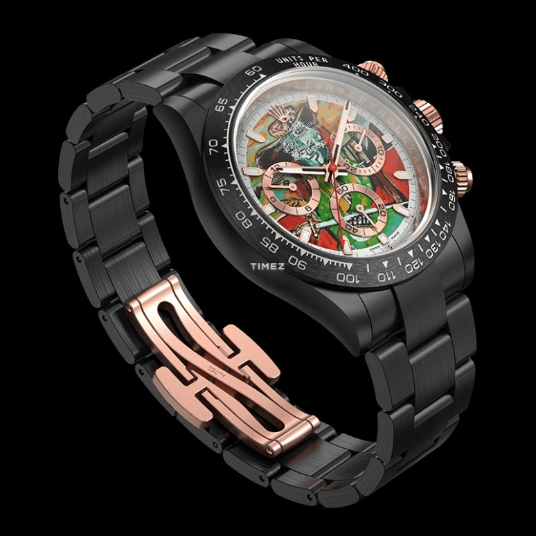 Aet Remould,Other 40x47.50mm,40x47.50mm,Ceramic,Multi-Color,Automatic,Chronograph,Tonneau,THE INJURED BULLFIGHTER