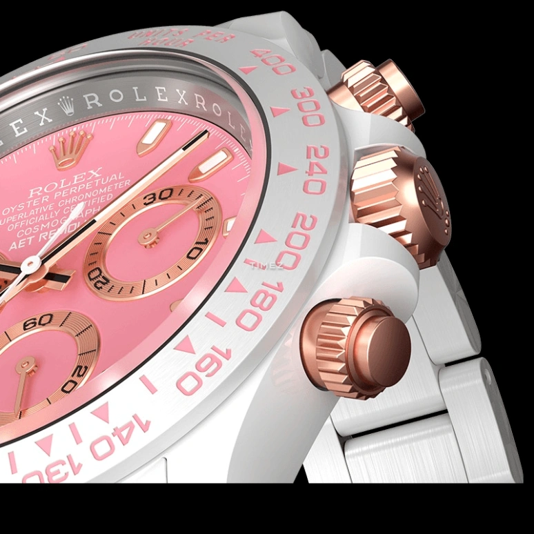 Aet Remould,Other 40x47.50mm,40x47.50mm,Ceramic,Cherry Blossom Pink,Automatic,Chronograph,Tonneau,SAKURA