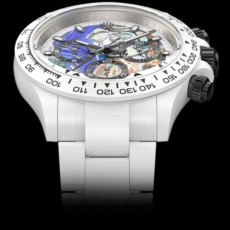 Aet Remould,Other 40x47.50mm,40x47.50mm,Ceramic,Multi-Color,Automatic,Chronograph,Round,THE MADATOR