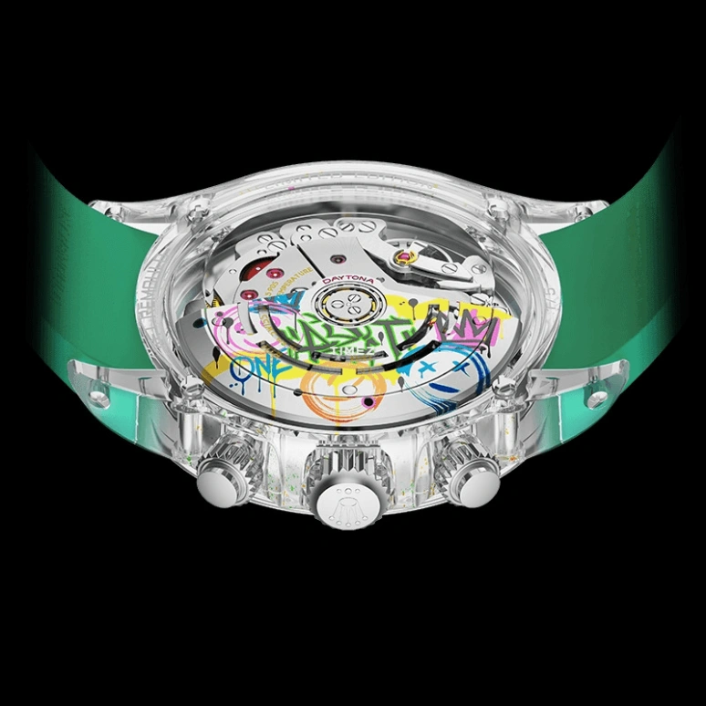 Aet Remould,Other 40x47.50mm,40x47.50mm,Sapphire,Multi-Color,Skeleton,Automatic,Chronograph,Round,ONE