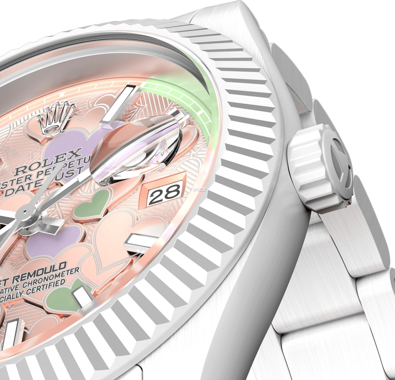 Aet Remould,Other 40x47.50mm,40x47.50mm,Ceramic,Multi-Color,Pink,Automatic,Day,70hours,FLUTTER