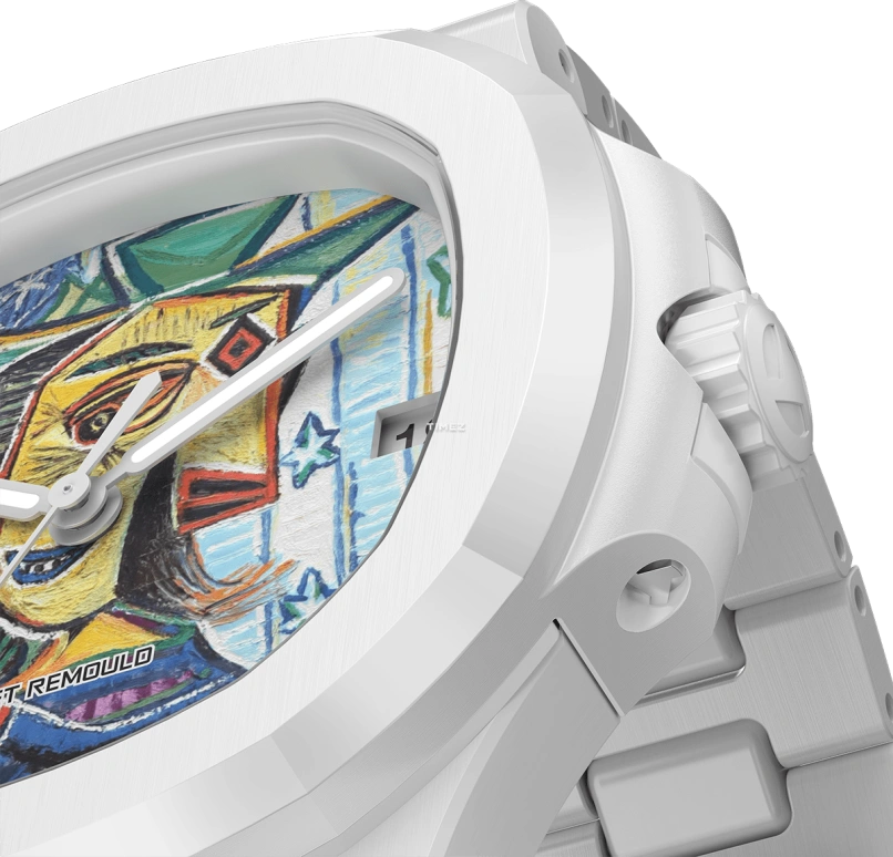Aet Remould,Other ,Ceramic,Multi-Color,Day,Sapphire,Crystal Glass,Cushion,SEATED PORTRAIT OF DORA MAAR