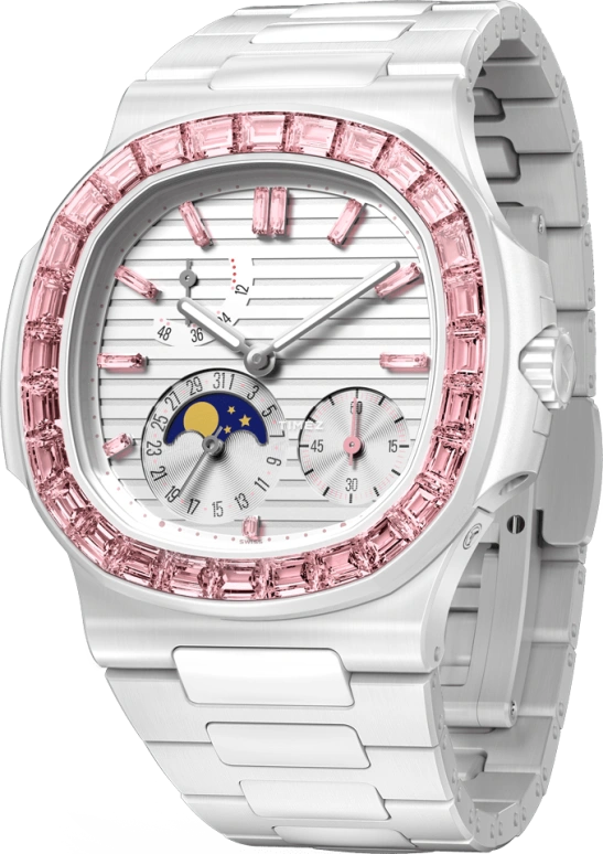 Aet Remould,Other 40mm,40mm,Ceramic,White,Automatic,Moonphase,Day,Power Reserve Indicator,Eos