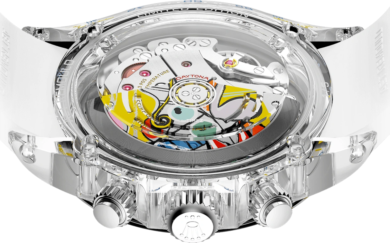 Aet Remould,Other 40x47.50mm,40x47.50mm,Sapphire,Multi-Color,Automatic,Chronograph,Sapphire,Crystal Glass,GREAT STILL LIFE ON PEDESTAL WHITE