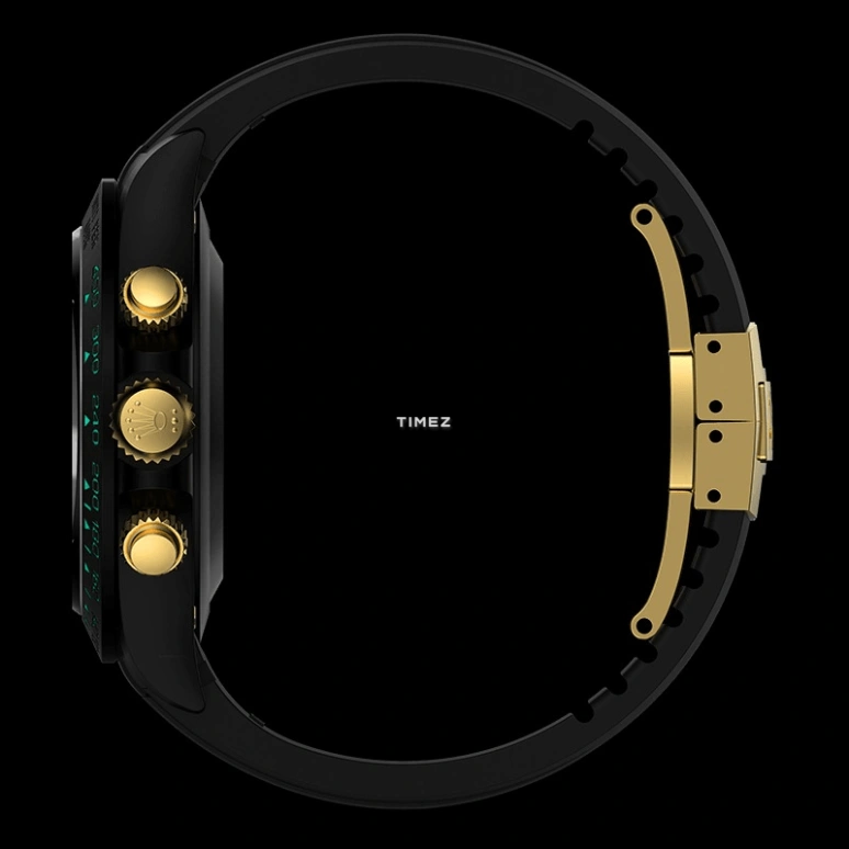 Aet Remould,Other 40x47.50mm,40x47.50mm,Ceramic,Multi-Color,Automatic,Chronograph,Round,CHARLES THE GREAT RUBBER STRAP