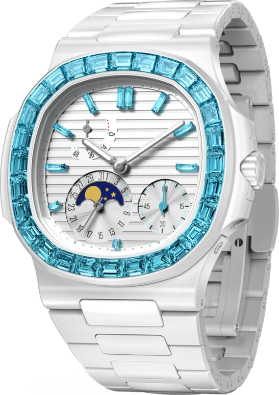 Aet Remould,Other 40mm,40mm,Ceramic,White,Automatic,Moonphase,Day,Power Reserve Indicator,Aether