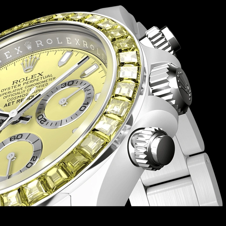 Aet Remould,Other 40x47.50mm,40x47.50mm,Ceramic,Yellow,Automatic,Chronograph,Tonneau,YELLOW GEMSTONE CERAMIC