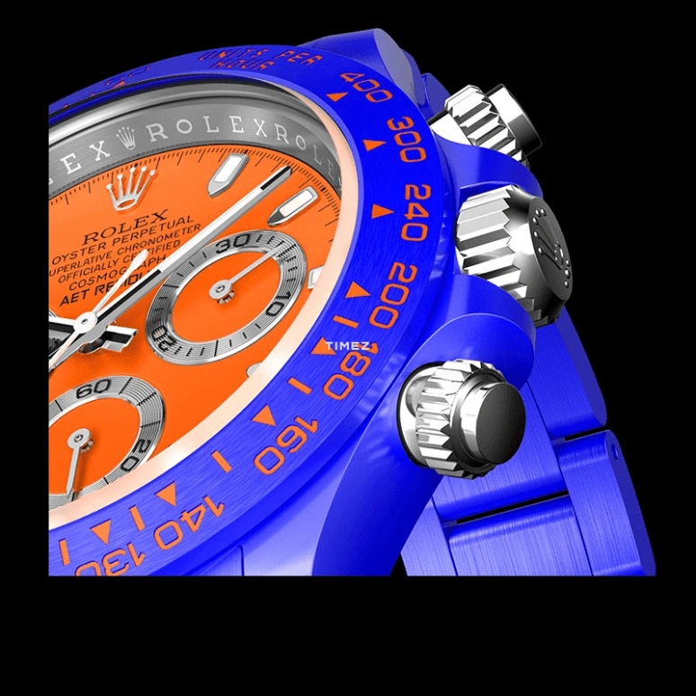 Aet Remould,Other 40x47.50mm,40x47.50mm,Ceramic,Orange,Automatic,Chronograph,Tonneau,SAKHIR ORANGE
