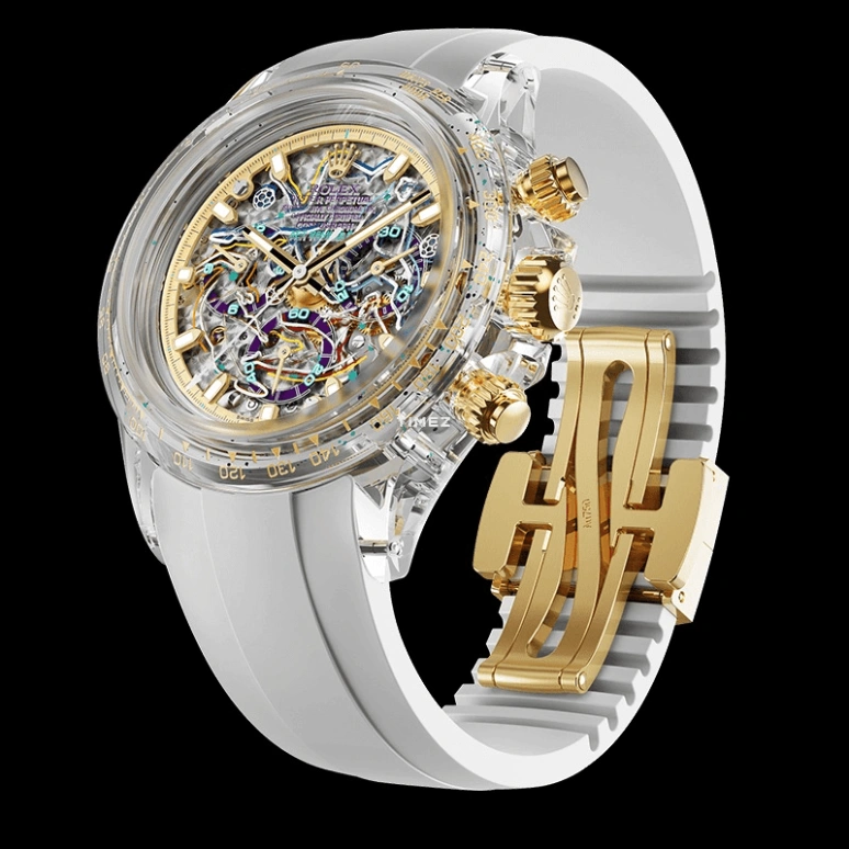 Aet Remould,Other 40x47.50mm,40x47.50mm,Sapphire,Skeleton,Multi-Color,Automatic,Chronograph,Round,FOOTBALL FEAST