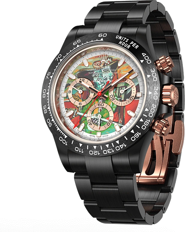 Aet Remould,Other 40x47.50mm,40x47.50mm,Ceramic,Multi-Color,Automatic,Chronograph,Tonneau,THE INJURED BULLFIGHTER