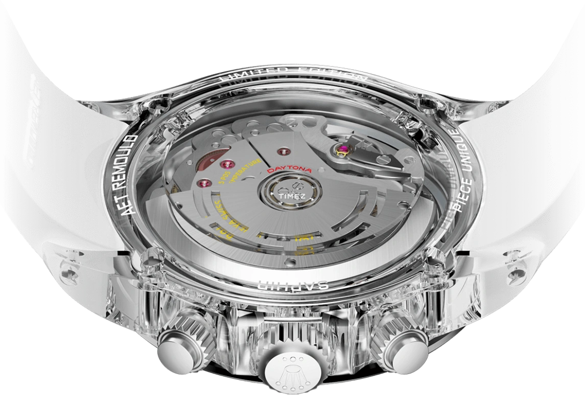 Aet Remould,Other 40x47.50mm,40x47.50mm,Sapphire,White Gold,Silver,Automatic,Chronograph,72hours,POLARIS SWIRL SAPPHIRE