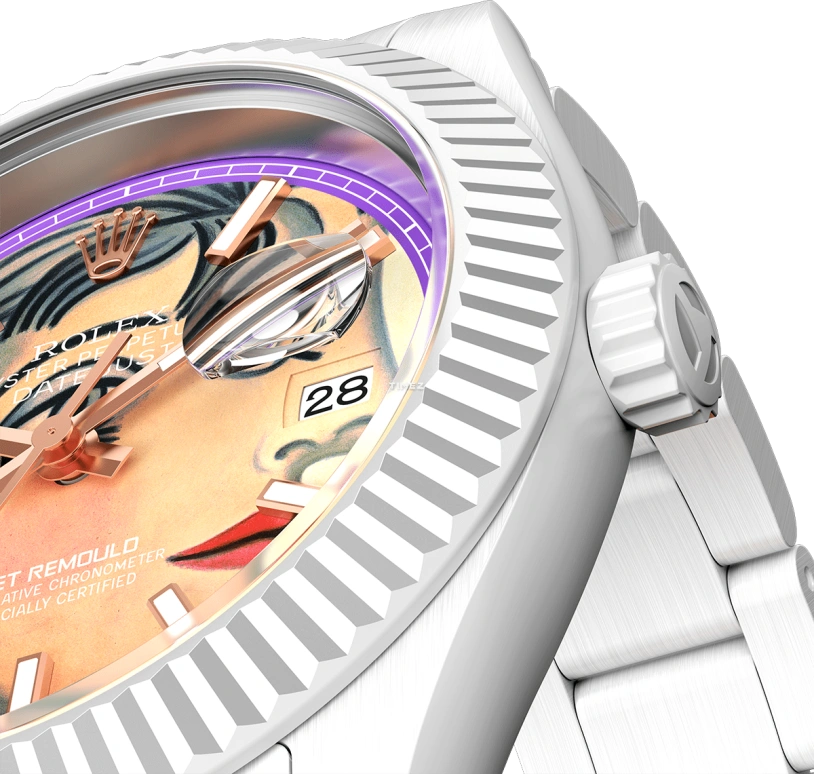 Aet Remould,Other 40x47.50mm,40x47.50mm,Ceramic,Multi-Color,Automatic,Day,Sapphire,Crystal Glass,PORTRAIT OF DORA MAAR