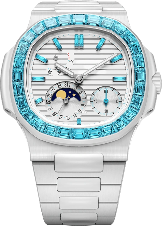 Aet Remould,Other 40mm,40mm,Ceramic,White,Automatic,Moonphase,Day,Power Reserve Indicator,Aether