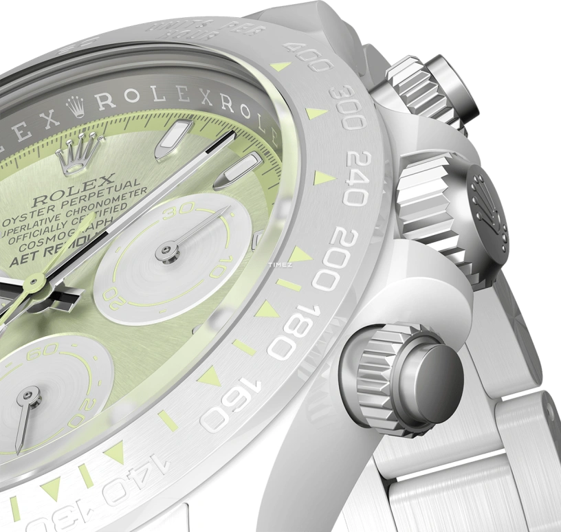 Aet Remould,Other 40mm,40mm,Ceramic,Green,Automatic,Chronograph,72hours,Alba