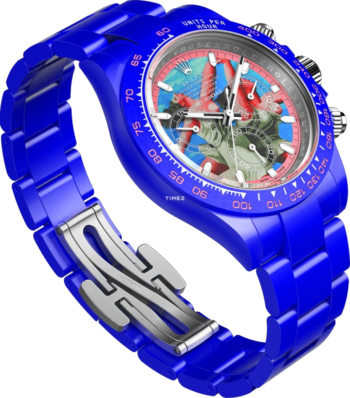 Aet Remould,Other 40x47.50mm,40x47.50mm,Ceramic,Multi-Color,Automatic,Chronograph,Sapphire,Crystal Glass,TWO WOMEN RUNNING ON THE BEACH