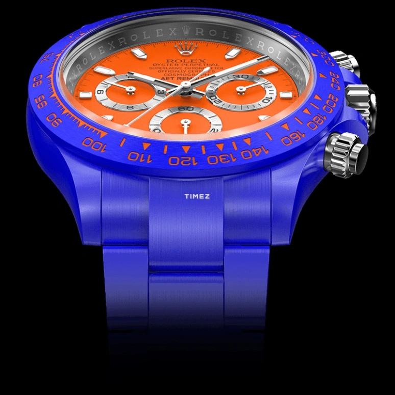 Aet Remould,Other 40x47.50mm,40x47.50mm,Ceramic,Orange,Automatic,Chronograph,Tonneau,SAKHIR ORANGE