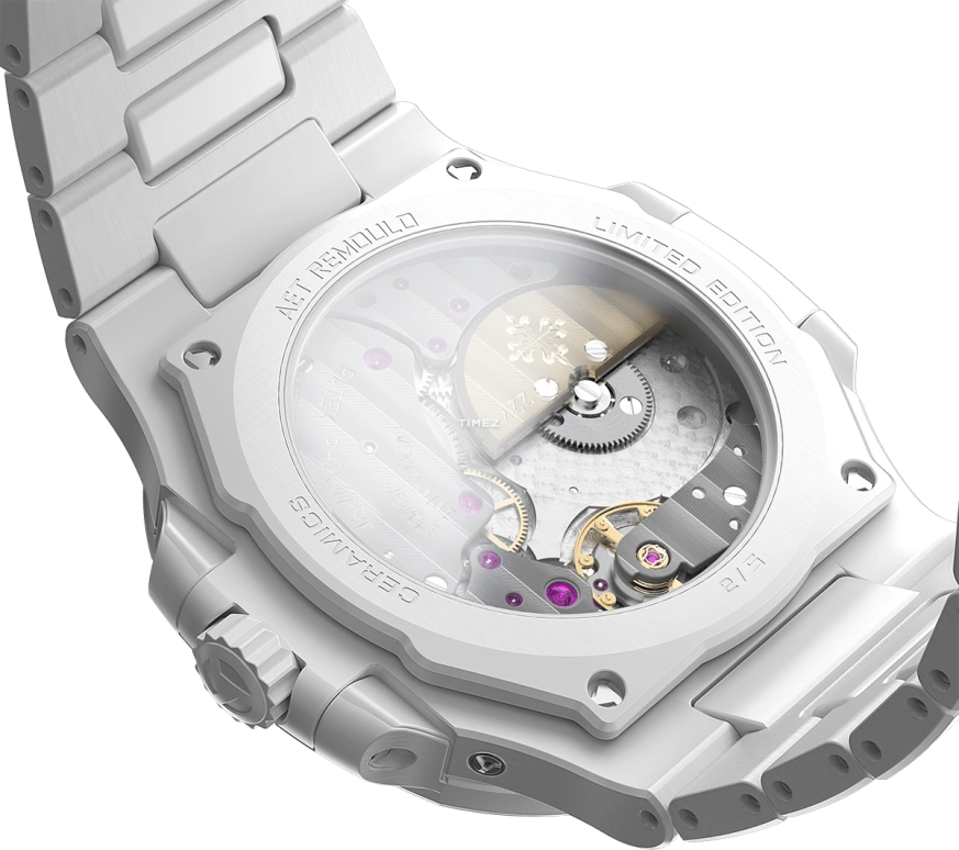 Aet Remould,Other 40mm,40mm,Ceramic,White,Automatic,Moonphase,Day,Power Reserve Indicator,Aether