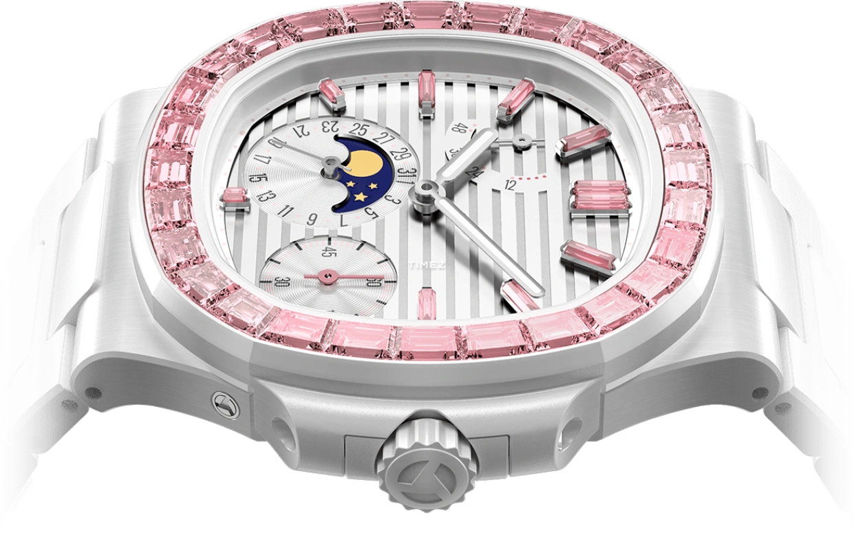 Aet Remould,Other 40mm,40mm,Ceramic,White,Automatic,Moonphase,Day,Power Reserve Indicator,Eos