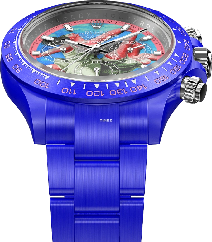 Aet Remould,Other 40x47.50mm,40x47.50mm,Ceramic,Multi-Color,Automatic,Chronograph,Sapphire,Crystal Glass,TWO WOMEN RUNNING ON THE BEACH