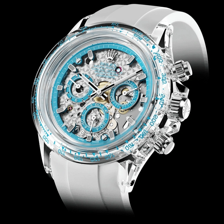 Aet Remould,Other 40x47.50mm,40x47.50mm,Sapphire,Grey,Automatic,Chronograph,Round,ABU DHABI SAPPHIRE