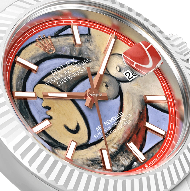 Aet Remould,Other 40x47.50mm,40x47.50mm,Ceramic,Multi-Color,Automatic,Day,Sapphire,Crystal Glass,RECLINING NUDE