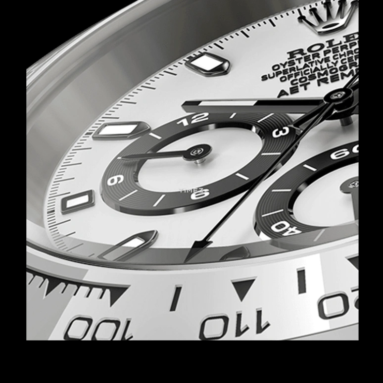 Aet Remould,Other 40x47.50mm,40x47.50mm,Ceramic,White,Automatic,Chronograph,Round,WHITE CLASSIC RUBBER STRAP