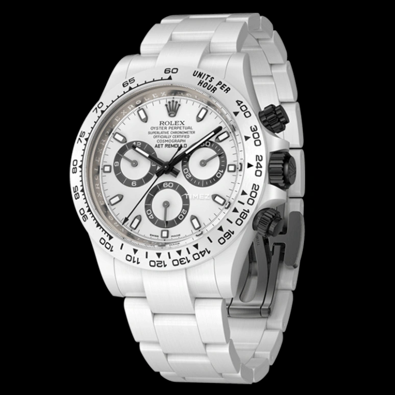 Aet Remould,Other 40x47.50mm,40x47.50mm,Ceramic,White,Automatic,Chronograph,Tonneau,WHITE CLASSIC FULL,WHITE CLASSIC FULL-CERAMIC STRAP