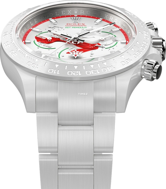 Aet Remould,Other 40x47.50mm,40x47.50mm,Ceramic,White,Red,Automatic,Chronograph,72hours,CHRISTMAS SNOWMAN