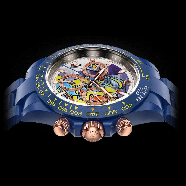 Aet Remould,Other 40x47.50mm,40x47.50mm,Ceramic,Multi-Color,Automatic,Chronograph,Round,THE SAILOR