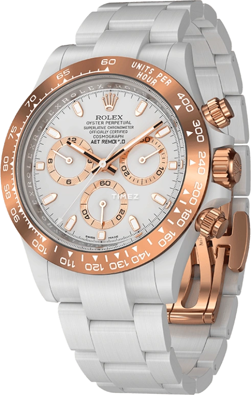 Aet Remould,Other 40x47.50mm,40x47.50mm,Ceramic,White,Automatic,Chronograph,Sapphire,Crystal Glass,PLATINUM,PLATINUM-COLORED CLASSIC ROSE GOLD