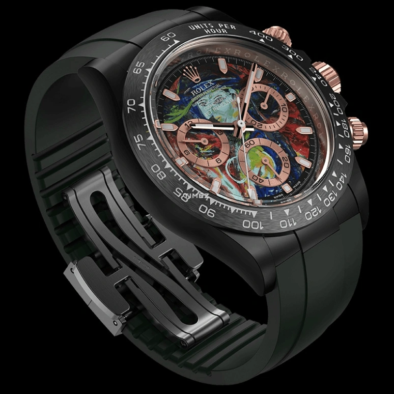Aet Remould,Other 40x47.50mm,40x47.50mm,Ceramic,Multi-Color,Automatic,Chronograph,Round,BLUE GOWN