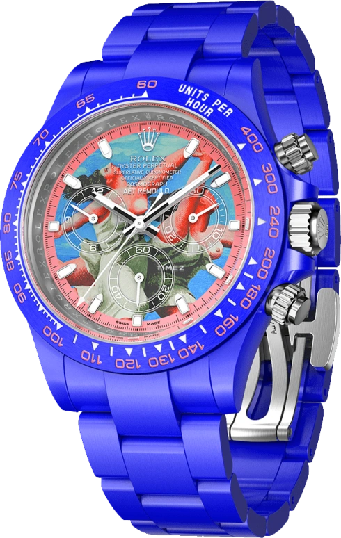 Aet Remould,Other 40x47.50mm,40x47.50mm,Ceramic,Multi-Color,Automatic,Chronograph,Sapphire,Crystal Glass,TWO WOMEN RUNNING ON THE BEACH